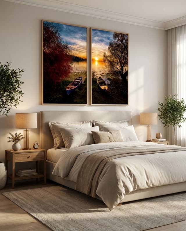 Kit Quadros Decorativos Na Areia