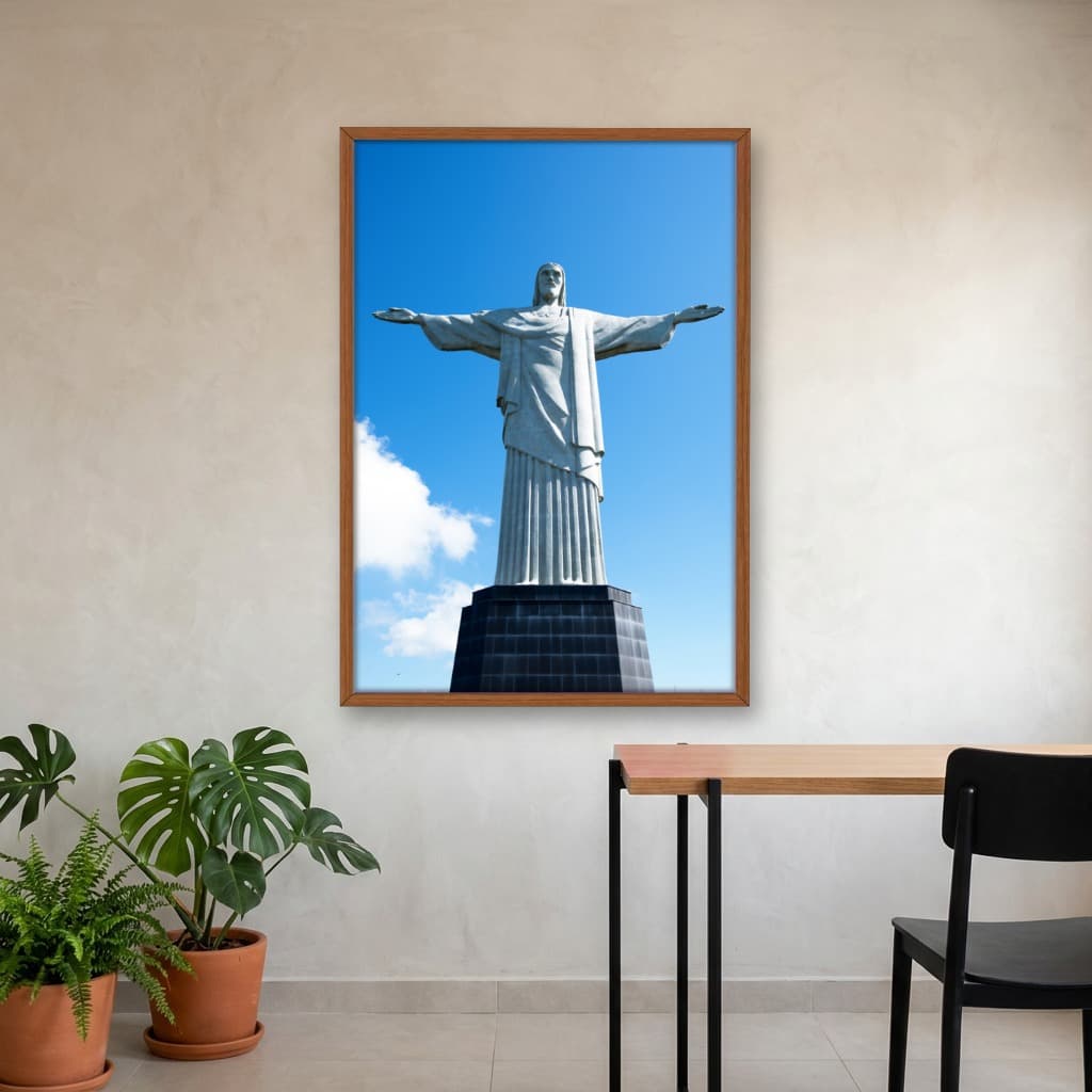 Quadro Decorativo Cristo Redentor Rio De Janeiro