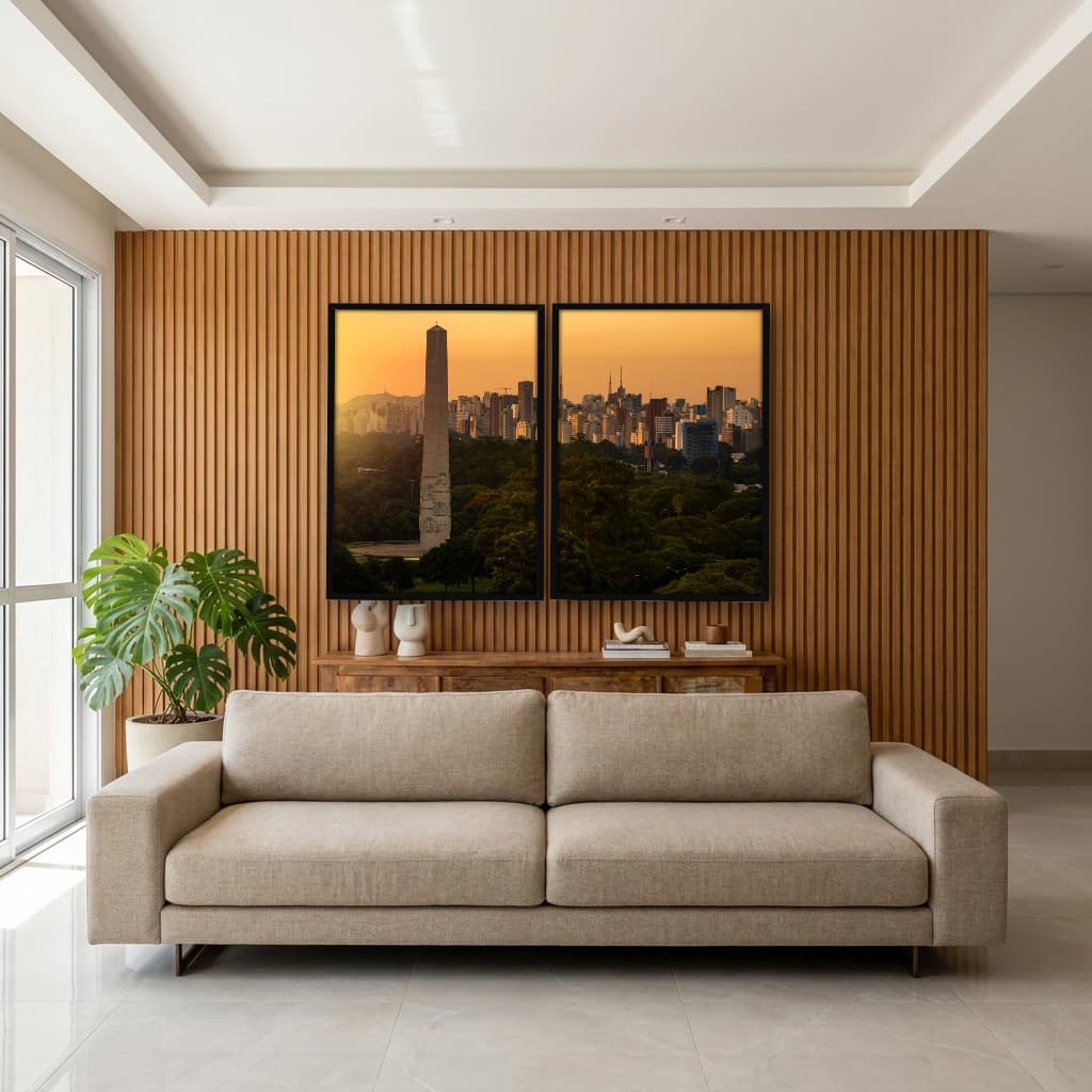 Kit Quadros Decorativos Ibirapuera Sao Paulo 5