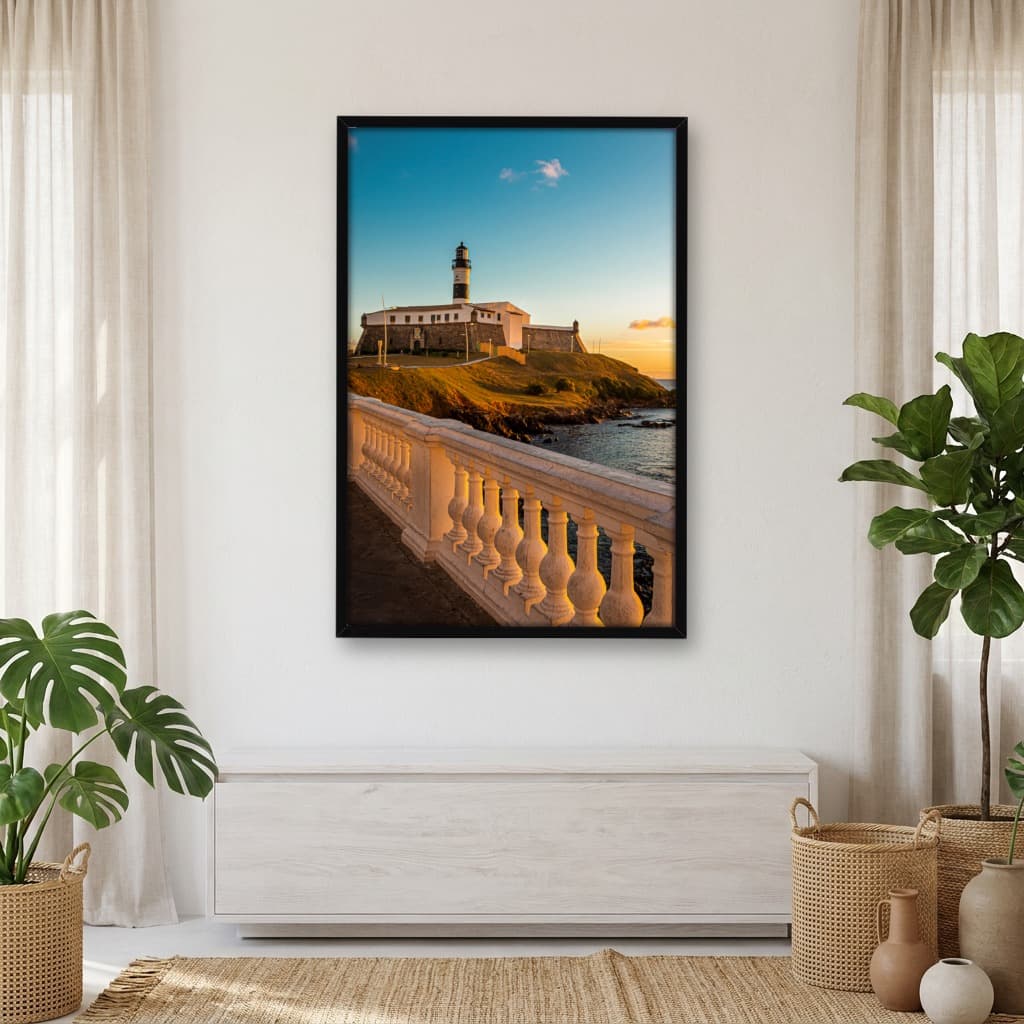 Quadro Decorativo Farol Da Barra Bahia