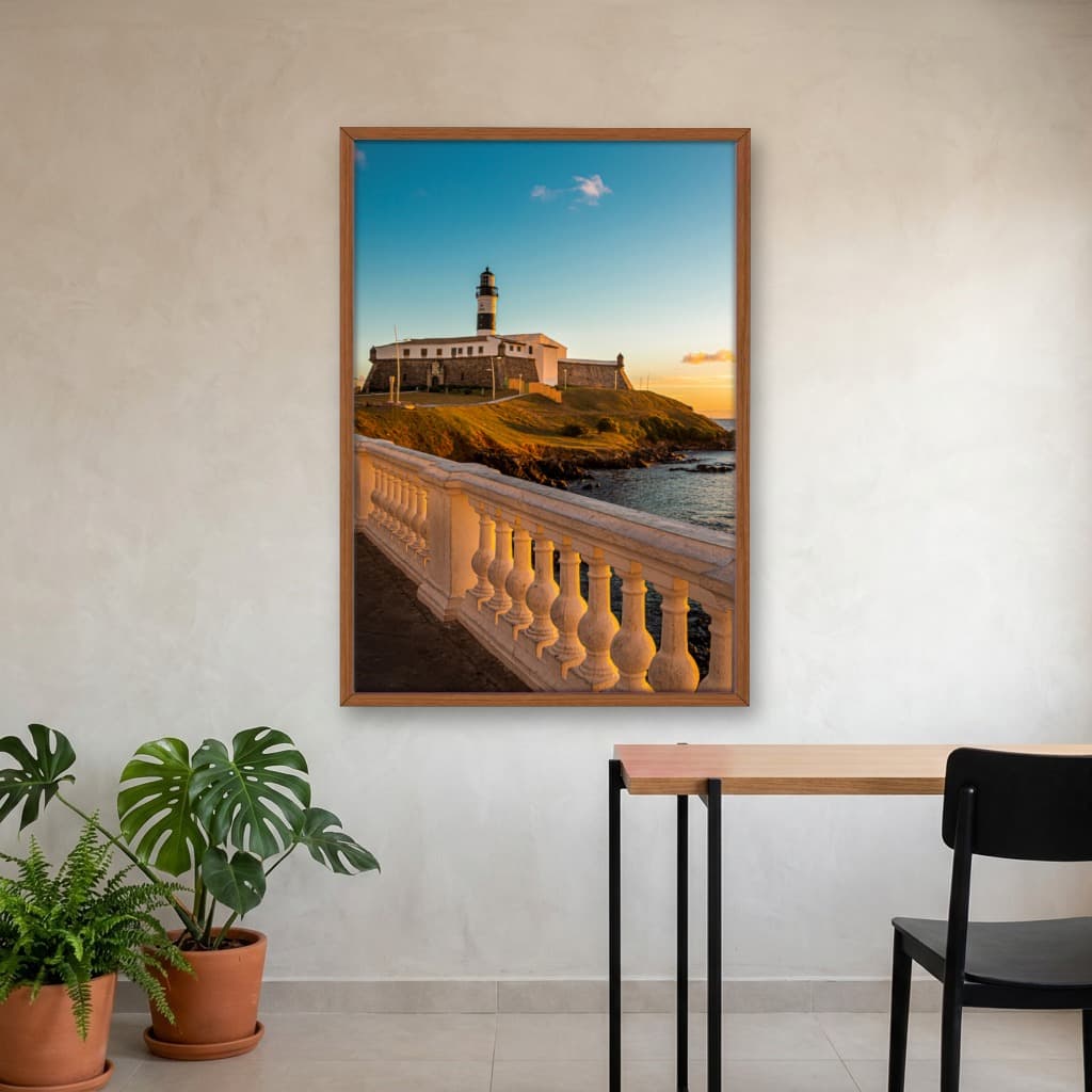 Quadro Decorativo Farol Da Barra Bahia