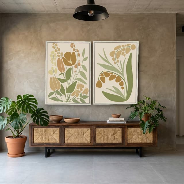 Kit Quadros Decorativos Minimalista
