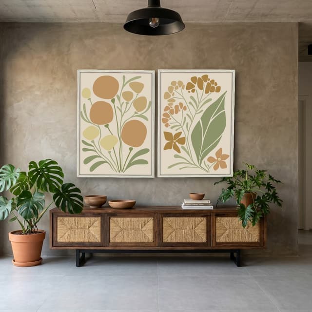 Kit Quadros Decorativos Minimalista