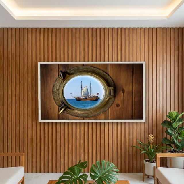 Quadro Decorativo Navio