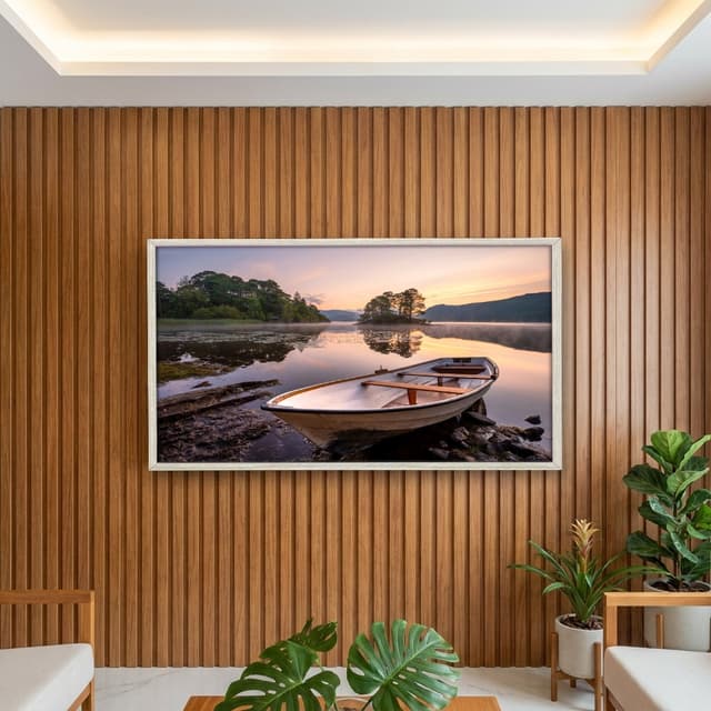 Quadro Decorativo No Lago