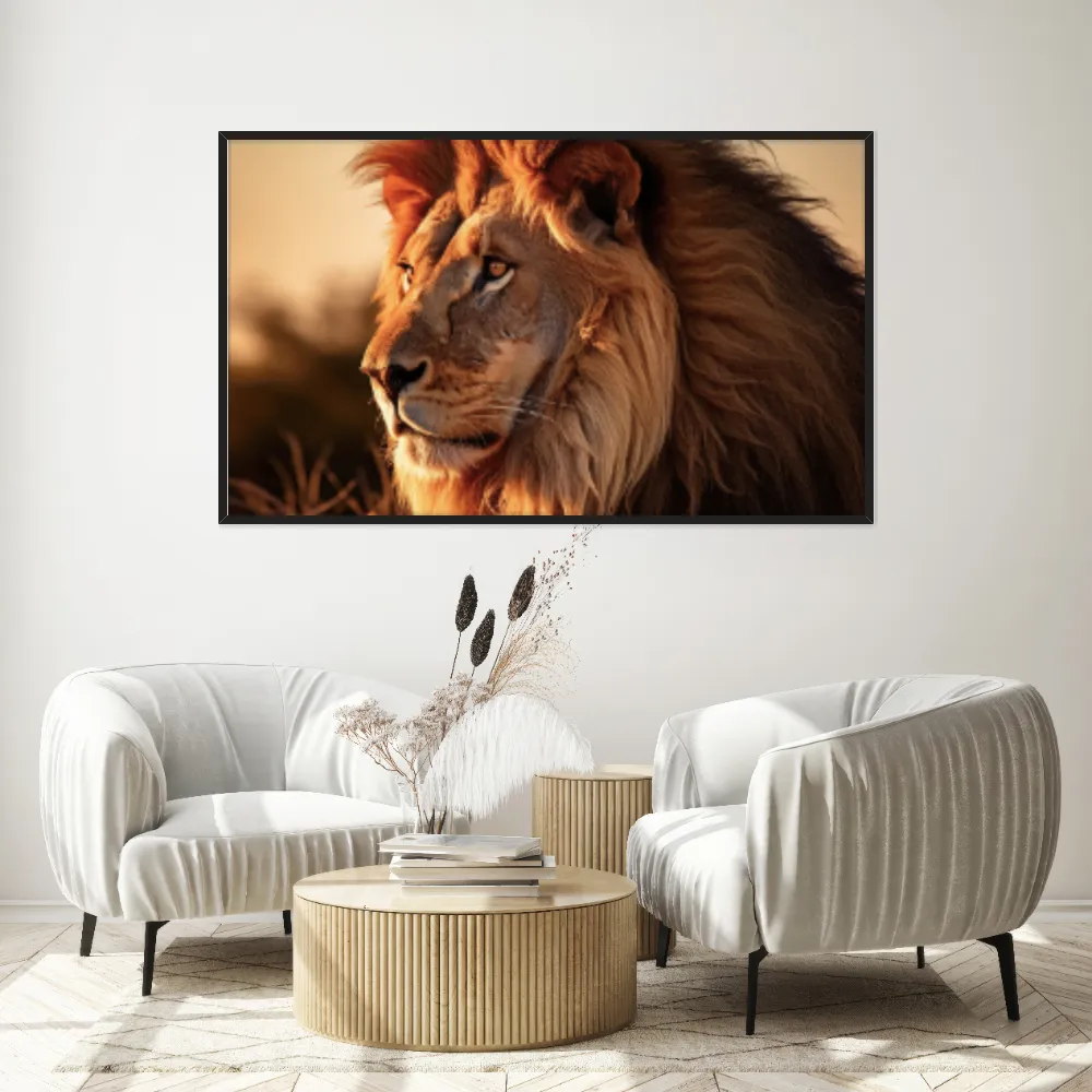 Quadro Decorativo Leão