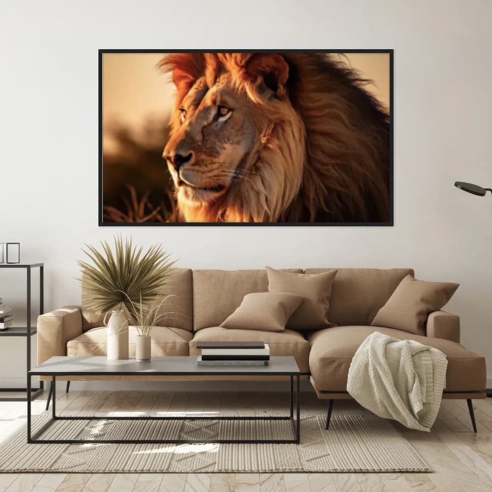 Quadro Decorativo Leão