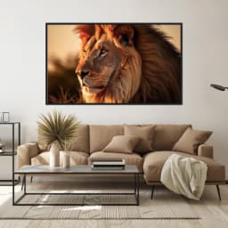 Quadro Decorativo Leão