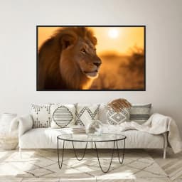 Quadro Decorativo Leão