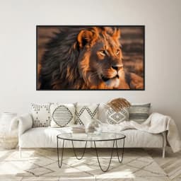 Quadro Decorativo Leão