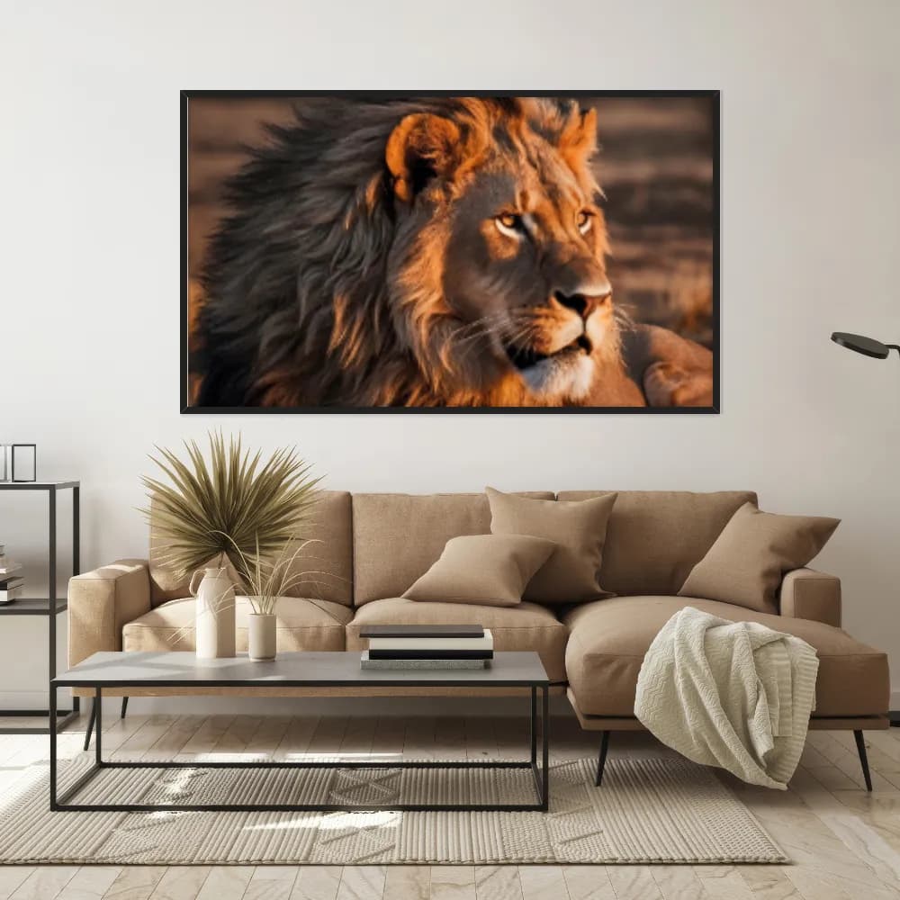Quadro Decorativo Leão