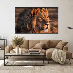 Quadro Decorativo Leão