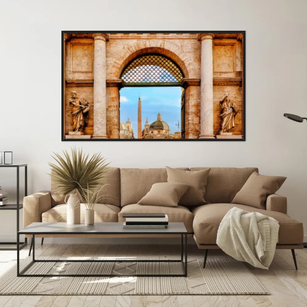 Quadro Decorativo Porta Del Popolo
