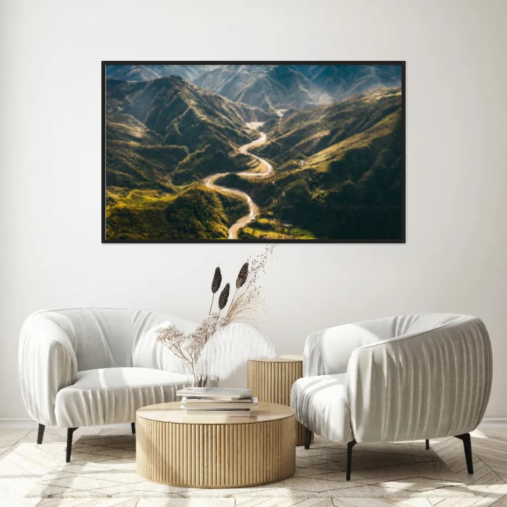 Quadro Decorativo Montanha Em Taiwan