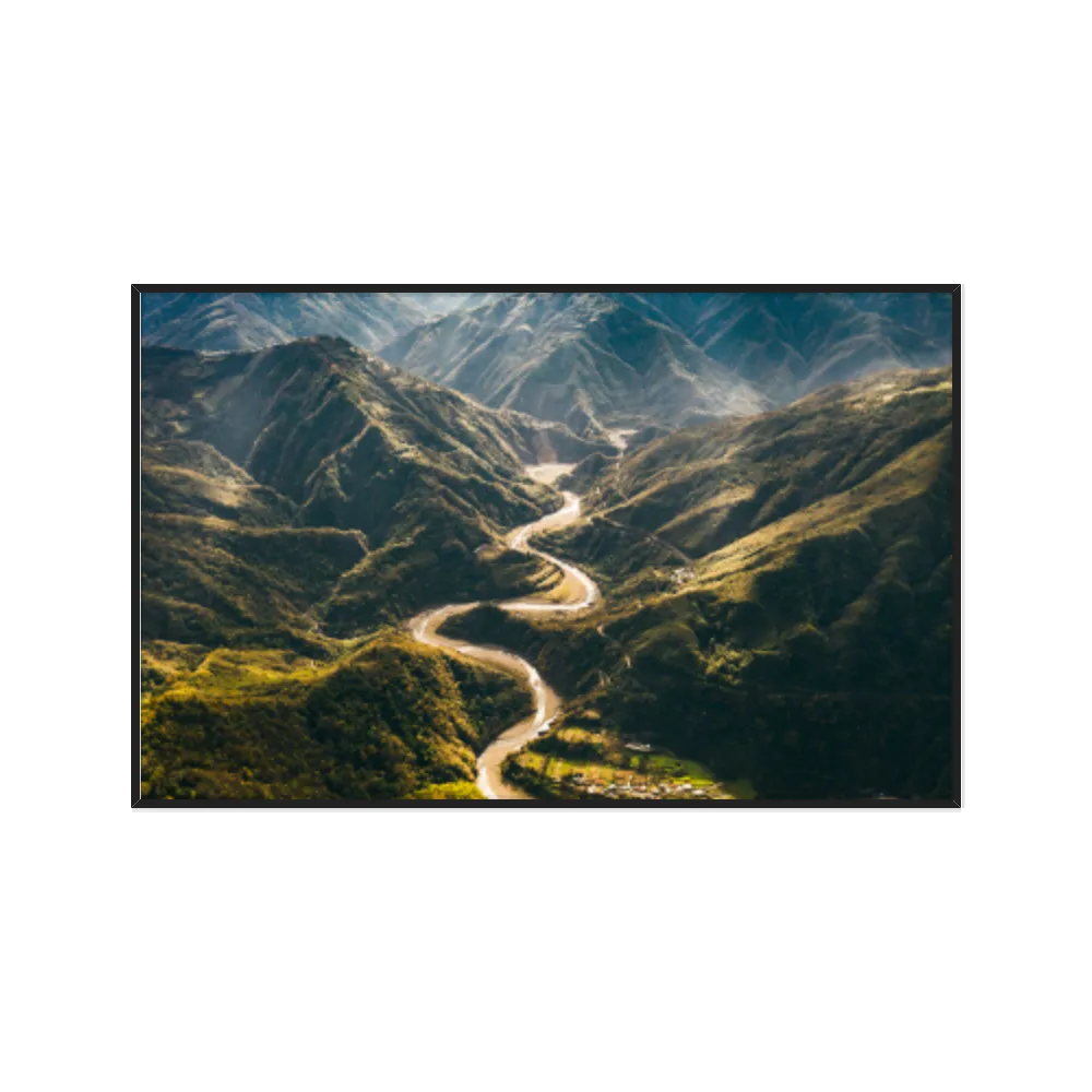 Quadro Decorativo Montanha Em Taiwan