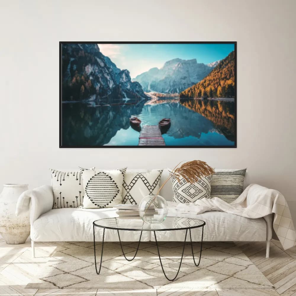 Quadro Decorativo Vista De Montanha