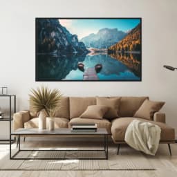 Quadro Decorativo Vista De Montanha