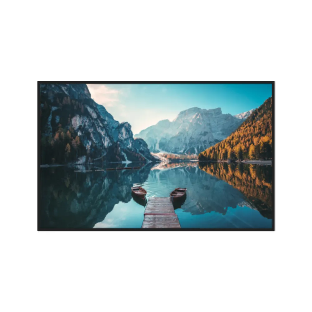 Quadro Decorativo Vista De Montanha