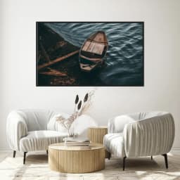 Quadro Decorativo Beira De Lago