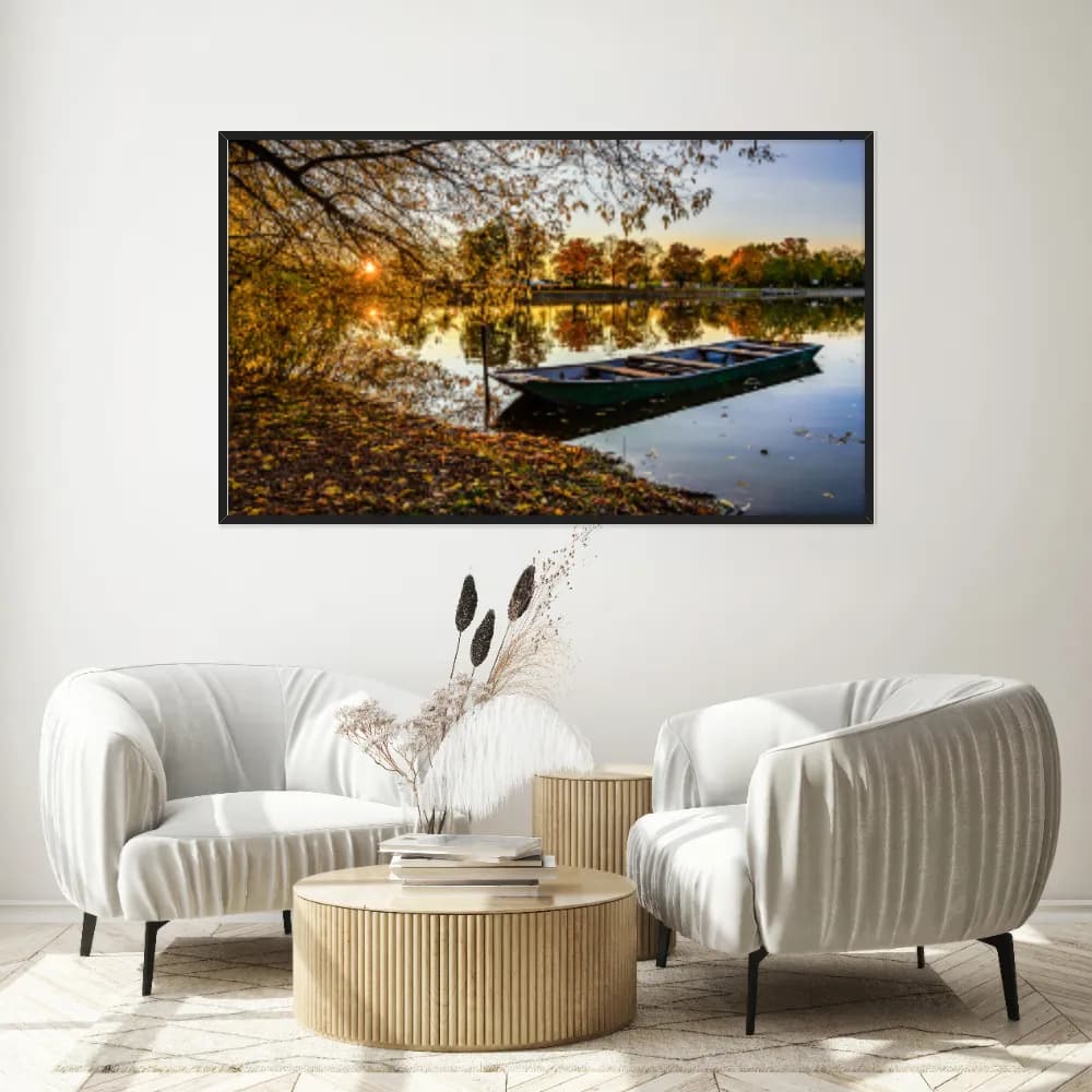 Quadro Decorativo Beira De Lago