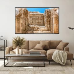 Quadro Decorativo Ruinas Da Biblioteca Celsius