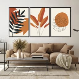 Kit Quadros Decorativos Tropical