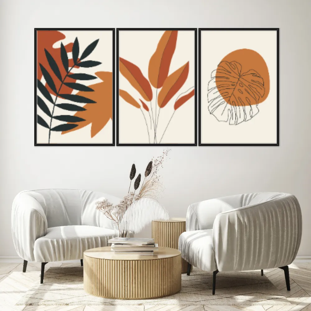 Kit Quadros Decorativos Tropical