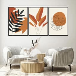 Kit Quadros Decorativos Tropical