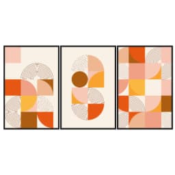 Kit Quadros Decorativos Geométrico