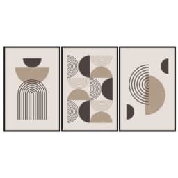 Kit Quadros Decorativos Geométrico