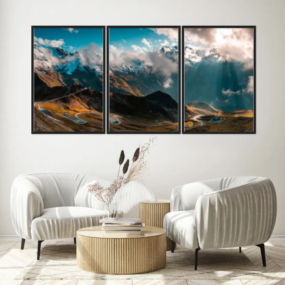 Kit Quadros Decorativos Estrada