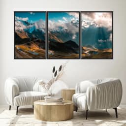 Kit Quadros Decorativos Estrada