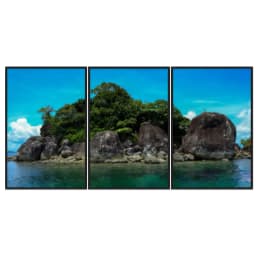 Kit Quadros Decorativos Ilha