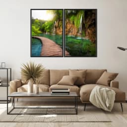 Kit Quadros Decorativos Passarela