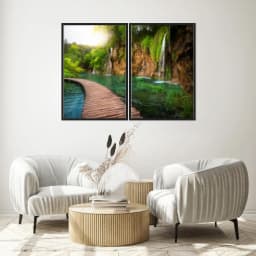 Kit Quadros Decorativos Passarela