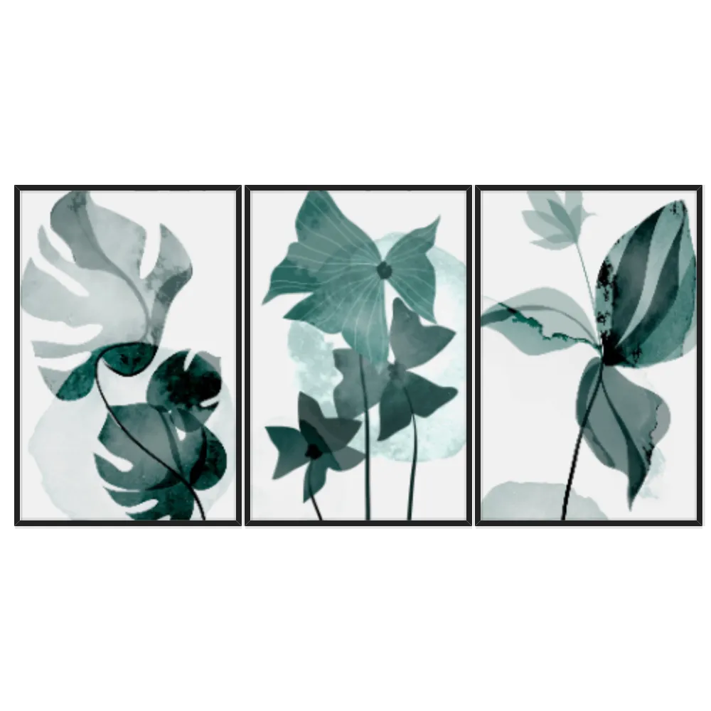 Kit Quadros Decorativos Costela De Adão
