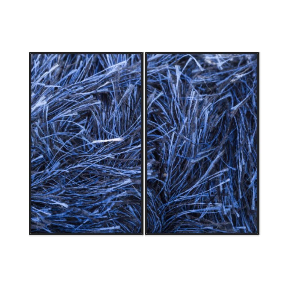 Kit Quadros Decorativos Fio Azul