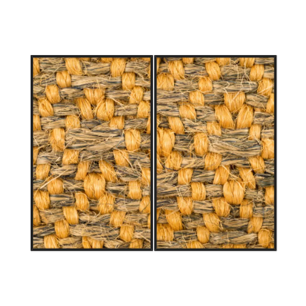 Kit Quadros Decorativos Nó De Sisal