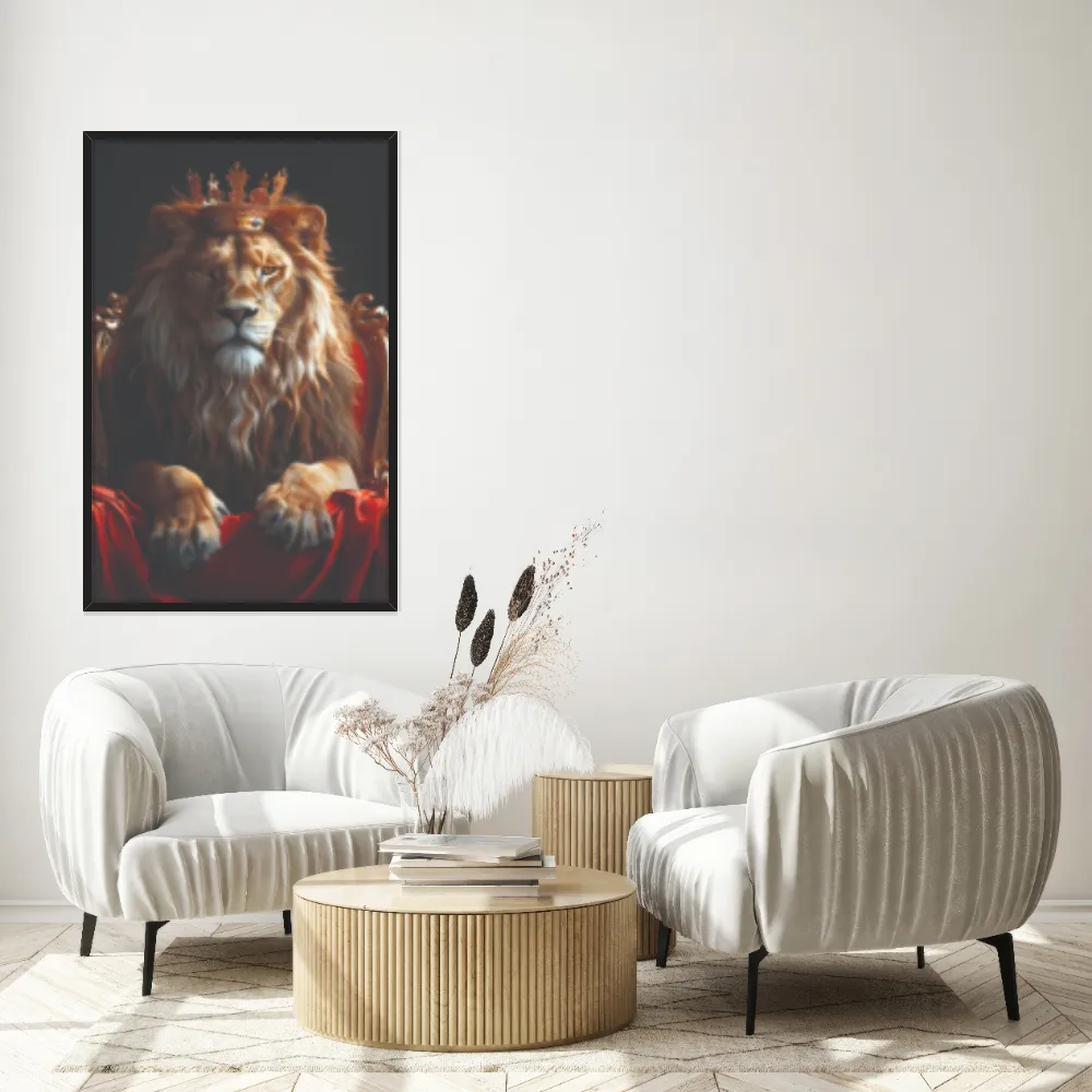 Quadro Decorativo Leão
