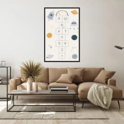 Quadro Decorativo Amarelinha