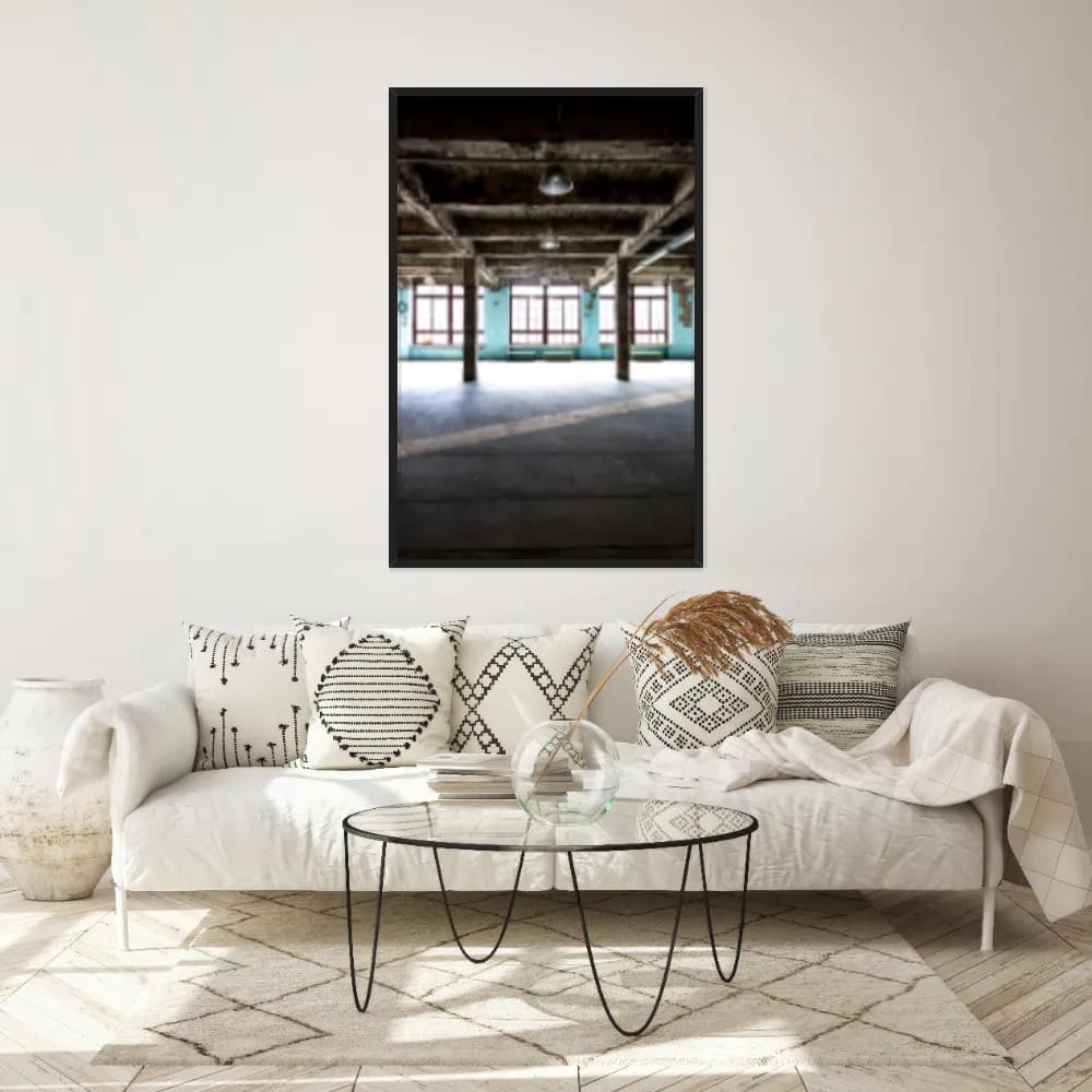 Quadro Decorativo Sala Com Janelas