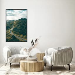 Quadro Decorativo Estrada Com Montanhas