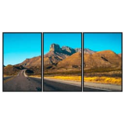 Kit Quadros Decorativos Estrada Com Montanhas
