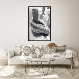 Quadro Decorativo Corda Com Nó