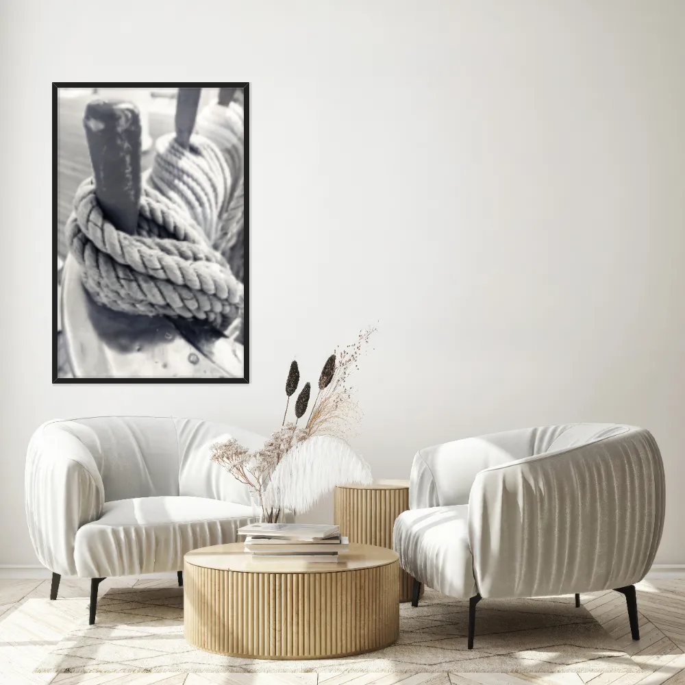 Quadro Decorativo Corda Com Nó