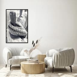 Quadro Decorativo Corda Com Nó