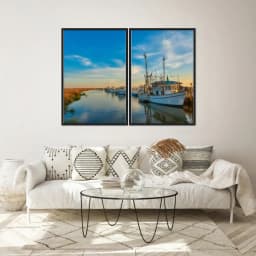 Kit Quadros Decorativos Beira Do Mar