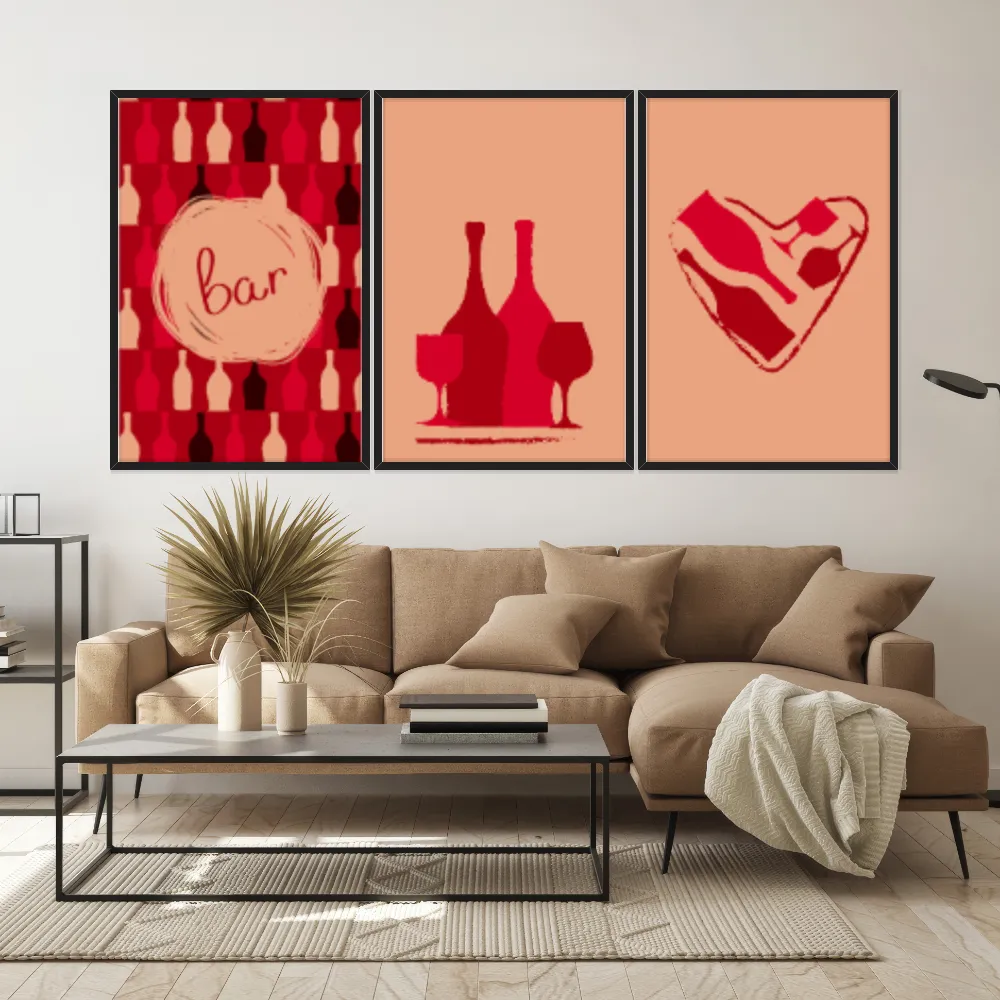 Kit Quadros Decorativos Drink