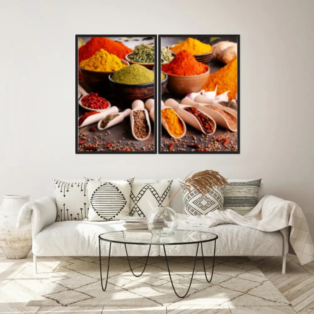 Kit Quadros Decorativos Tempero