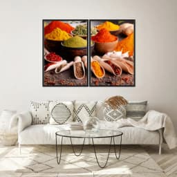 Kit Quadros Decorativos Tempero
